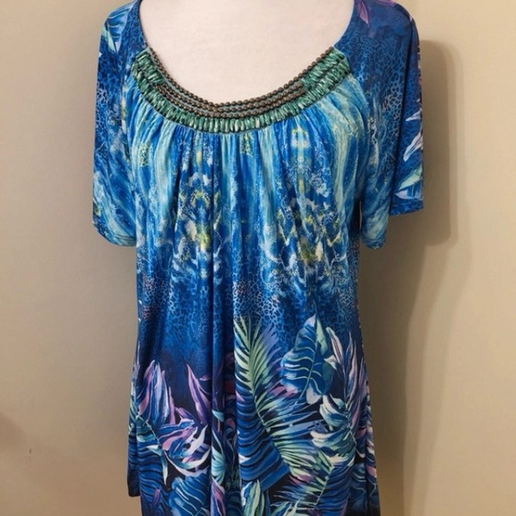 Tropical blouse - Picture 3 of 6